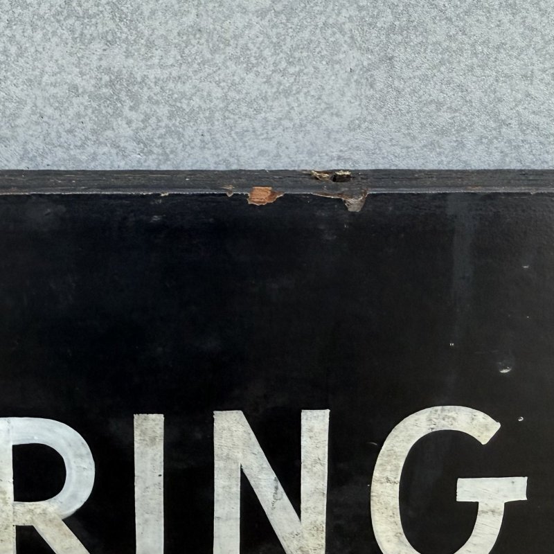 画像6: VINTAGE ANTIQUE SIGNBOARD WOOD ヴィンテージ アンティーク サインボード 看板 / ウォールインテリア ガレージ アドバタイジング コレクタブル ウッド 木製 ブラック 黒色 店舗什器 アメリカ