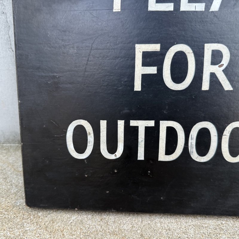 画像7: VINTAGE ANTIQUE SIGNBOARD WOOD ヴィンテージ アンティーク サインボード 看板 / ウォールインテリア ガレージ アドバタイジング コレクタブル ウッド 木製 ブラック 黒色 店舗什器 アメリカ