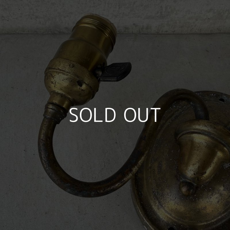 画像3: VINTAGE ANTIQUE LAMP LIGHT WALL LAMP ヴィンテージ アンティーク ライト ウォールランプ 壁付け照明 ブラケットランプ 2灯 / ランプ ブラス 真鍮 E26 店舗什器 アメリカ USA (3)