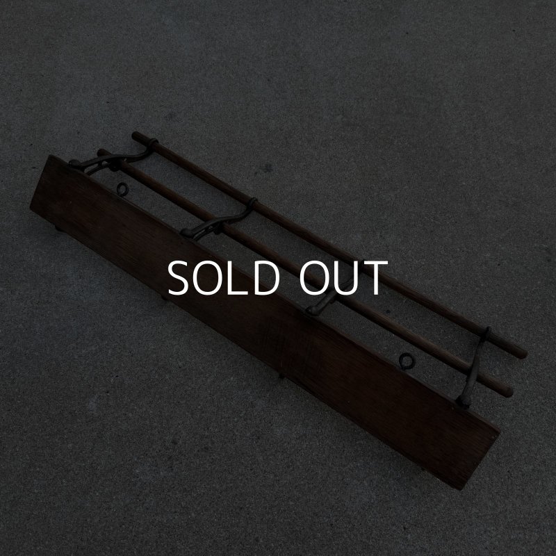 画像3: VINTAGE ANTIQUE COAT HAT RACK ヴィンテージ アンティーク コートラック ハットラック ウォールハンガー / ウォールインテリア 木製 アイアン 店舗什器 アメリカ (2)