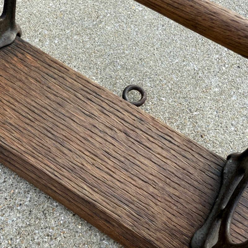 画像5: VINTAGE ANTIQUE COAT HAT RACK ヴィンテージ アンティーク コートラック ハットラック ウォールハンガー / ウォールインテリア 木製 アイアン 店舗什器 アメリカ (2)