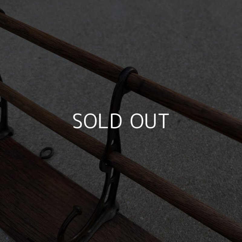画像8: VINTAGE ANTIQUE COAT HAT RACK ヴィンテージ アンティーク コートラック ハットラック ウォールハンガー / ウォールインテリア 木製 アイアン 店舗什器 アメリカ (2)