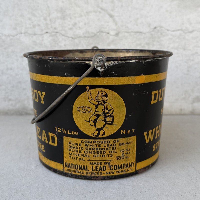画像5: VINTAGE ANTIQUE DUTCH BOY ヴィンテージ アンティーク ダッチボーイ TIN缶 ペイント缶 オイル缶  バケツ / コレクタブル  アドバタイジング キャラクター 企業物 アメリカ