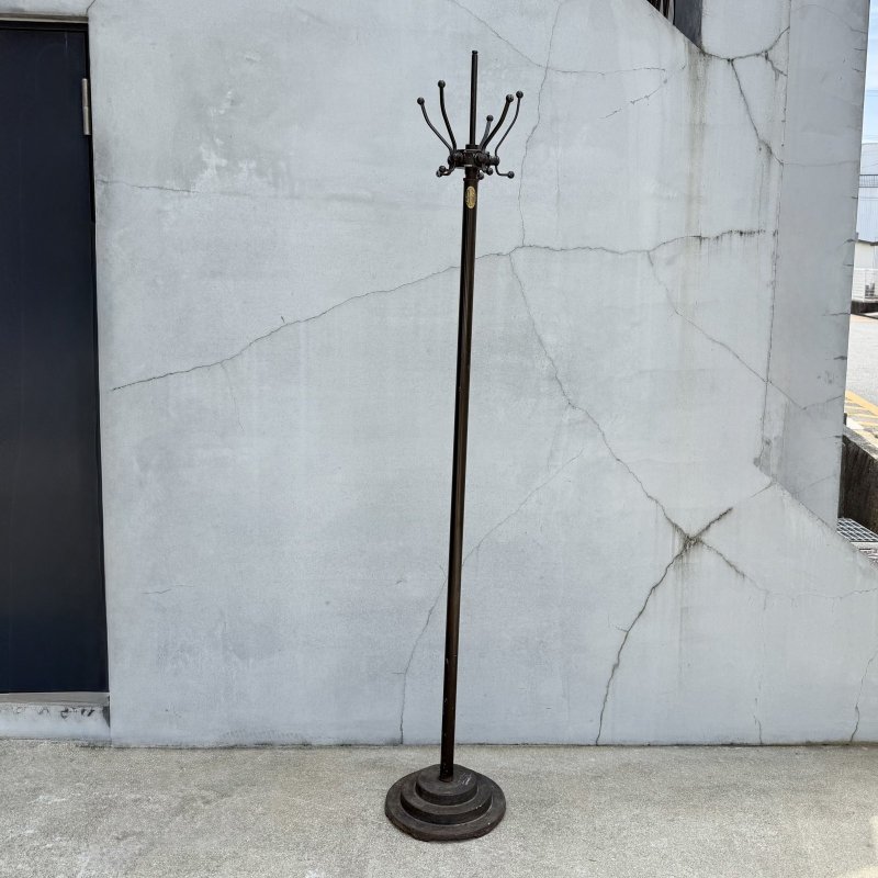 画像1: VINTAGE ANTIQUE COAT RACK ヴィンテージ アンティーク コートラック コートハンガー ポールハンガー ハンガーラック / ディスプレイ アイアン 家具 店舗 什器 アメリカ