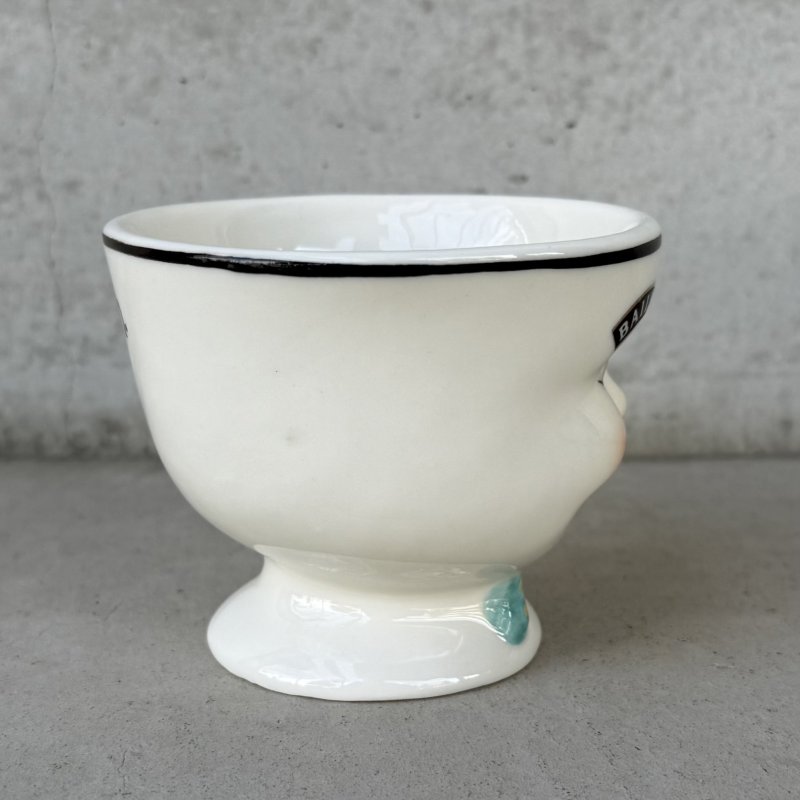 画像3: VINTAGE ANTIQUE BAILEYS SUGAR POT ヴィンテージ アンティーク ベイリーズ フェイスカップ シュガーポット / コレクタブル オブジェ ティーカップ マグカップ ノベルティ 陶器 食器 雑貨 (1)
