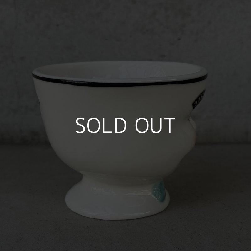 画像3: VINTAGE ANTIQUE BAILEYS SUGAR POT ヴィンテージ アンティーク ベイリーズ フェイスカップ シュガーポット / コレクタブル オブジェ ティーカップ マグカップ ノベルティ 陶器 食器 雑貨 (1)