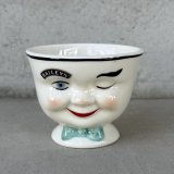 VINTAGE ANTIQUE BAILEYS SUGAR POT ヴィンテージ アンティーク ベイリーズ フェイスカップ シュガーポット / コレクタブル オブジェ ティーカップ マグカップ ノベルティ 陶器 食器 雑貨 (1)