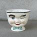 画像1: VINTAGE ANTIQUE BAILEYS SUGAR POT ヴィンテージ アンティーク ベイリーズ フェイスカップ シュガーポット / コレクタブル オブジェ ティーカップ マグカップ ノベルティ 陶器 食器 雑貨 (1) (1)