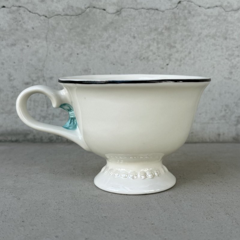 画像2: VINTAGE ANTIQUE BAILEYS CUP ヴィンテージ アンティーク ベイリーズ フェイスカップ / コレクタブル オブジェ ティーカップ マグカップ ノベルティ 女の子 陶器 食器 雑貨 (6)
