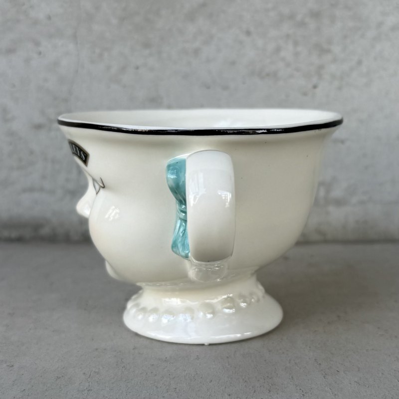 画像4: VINTAGE ANTIQUE BAILEYS CUP ヴィンテージ アンティーク ベイリーズ フェイスカップ / コレクタブル オブジェ ティーカップ マグカップ ノベルティ 女の子 陶器 食器 雑貨 (6)