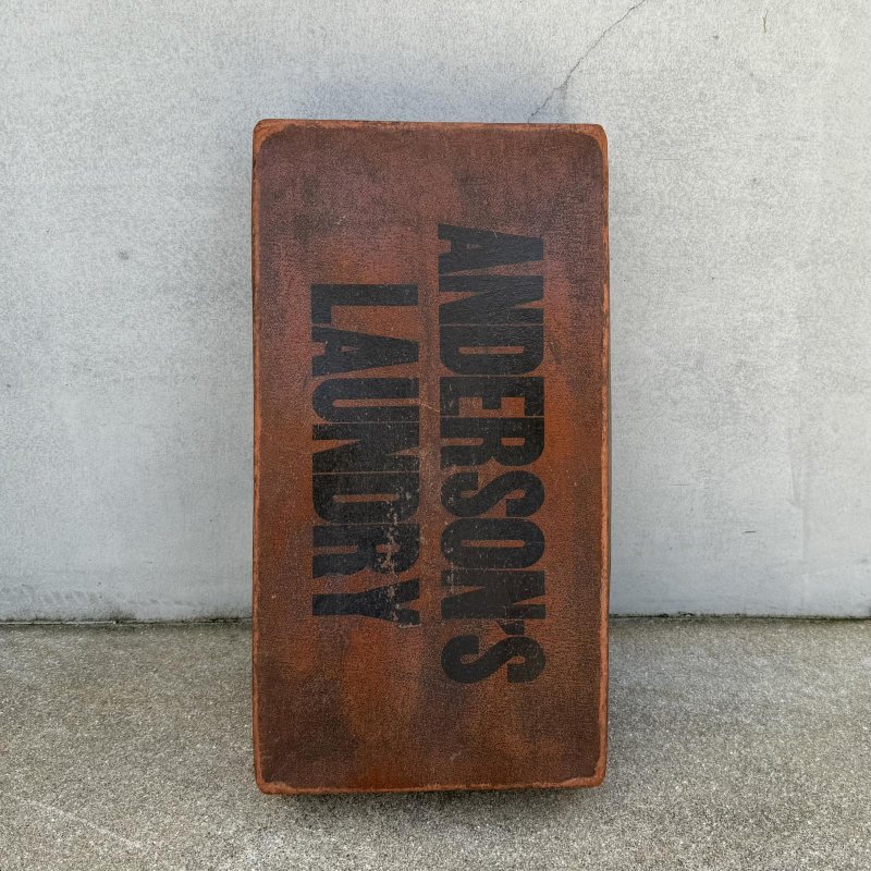 画像2: VINTAGE ANTIQUE BOX FIBER ANDERSON'S LAUNDRY ヴィンテージ アンティーク ボックス 箱 ファイバー / コレクタブル ディスプレイ 収納 ケース 店舗什器 アメリカ USA 