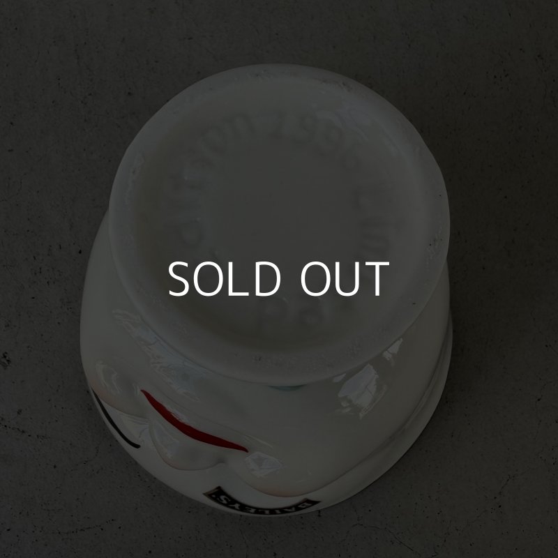 画像6: VINTAGE ANTIQUE BAILEYS SUGAR POT ヴィンテージ アンティーク ベイリーズ フェイスカップ シュガーポット / コレクタブル オブジェ ティーカップ マグカップ ノベルティ 陶器 食器 雑貨 (1)