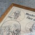画像5: VINTAGE ANTIQUE MUSCLES OF THE HEAD FACE AND NECK ヴィンテージ アンティーク ウォールインテリア フレーム 額装 解剖図 / 人体解剖学 壁掛け 木製 店舗什器 アメリカ (2)