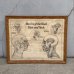 画像1: VINTAGE ANTIQUE MUSCLES OF THE HEAD FACE AND NECK ヴィンテージ アンティーク ウォールインテリア フレーム 額装 解剖図 / 人体解剖学 壁掛け 木製 店舗什器 アメリカ (2) (1)
