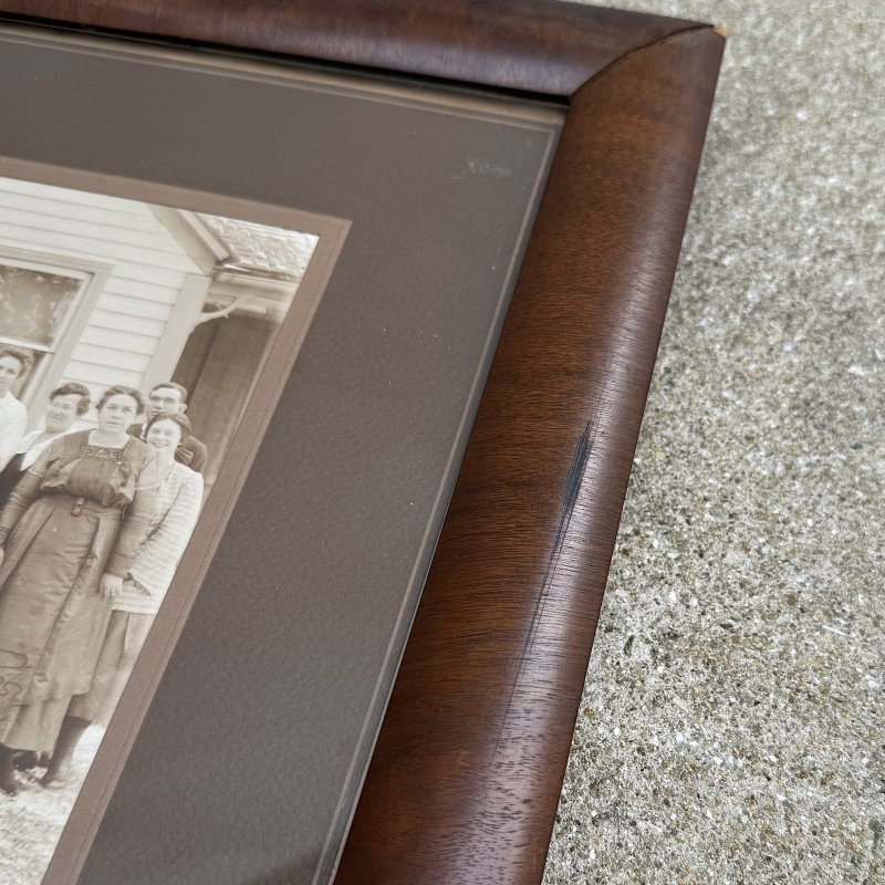 画像6: VINTAGE ANTIQUE PHOTO ヴィンテージ アンティーク 集合写真 ウォールインテリア フレーム 額装 / 壁掛け 木製 店舗什器 アメリカ