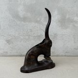 VINTAGE ANTIQUE JAPANNED FINISH EMBOSSER ヴィンテージ アンティーク ジャパンド ジャパンフィニッシュ エンボッサー エンボススタンプ カンパニーシール / オブジェ ディスプレイ キャストアイアン 刻印 判子 鋳物 店舗什器 アメリカ