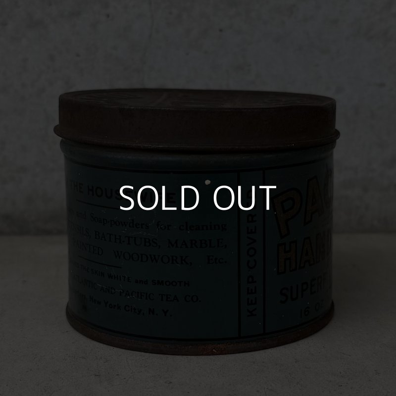 画像3: VINTAGE ANTIQUE PACIFIC HAND SOAP TIN CAN ヴィンテージ アンティーク ティン 缶 / アドバタイジング ボックス 箱 小物入れ 筒型 収納 雑貨 企業物 アメリカ