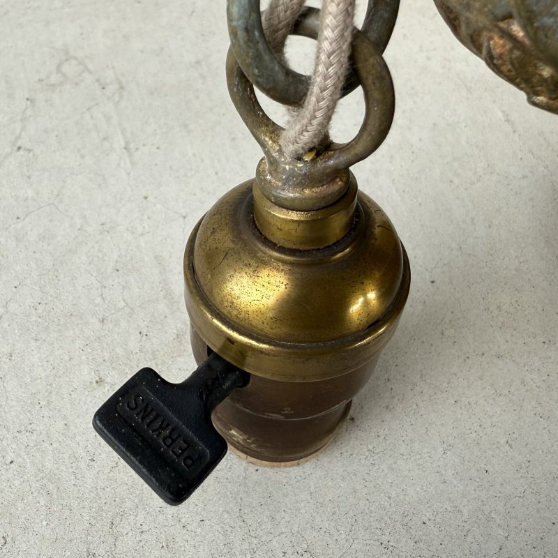 画像6: VINTAGE ANTIQUE LIGHT PERKINS ヴィンテージ アンティーク シャンデリア 吊り下げライト  シーリングランプ 天井照明 / 2灯 ライト ペンダントライト E26 店舗什器 アメリカ USA (3)