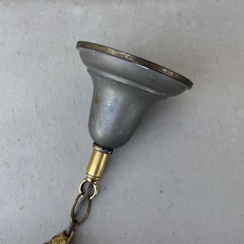 画像8: VINTAGE ANTIQUE LIGHT HUBBELL ヴィンテージ アンティーク シャンデリア 吊り下げライト  シーリングランプ 天井照明 / 2灯 ライト ペンダントライト E26 店舗什器 アメリカ USA (1)