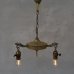 画像10: VINTAGE ANTIQUE LIGHT PERKINS ヴィンテージ アンティーク シャンデリア 吊り下げライト  天井照明 / 2灯 ライト ペンダントライト シーリングランプ E26 店舗什器 アメリカ USA (3)