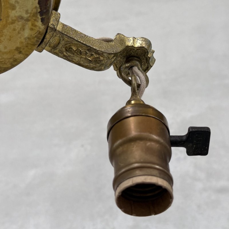 画像5: VINTAGE ANTIQUE LIGHT PERKINS ヴィンテージ アンティーク シャンデリア 吊り下げライト  シーリングランプ 天井照明 / 2灯 ライト ペンダントライト E26 店舗什器 アメリカ USA (3)