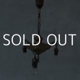 VINTAGE ANTIQUE LIGHT ヴィンテージ アンティーク シャンデリア 吊り下げライト  シーリングランプ 天井照明 / 3灯 ライト ペンダントライト E26 店舗什器 アメリカ USA (4)