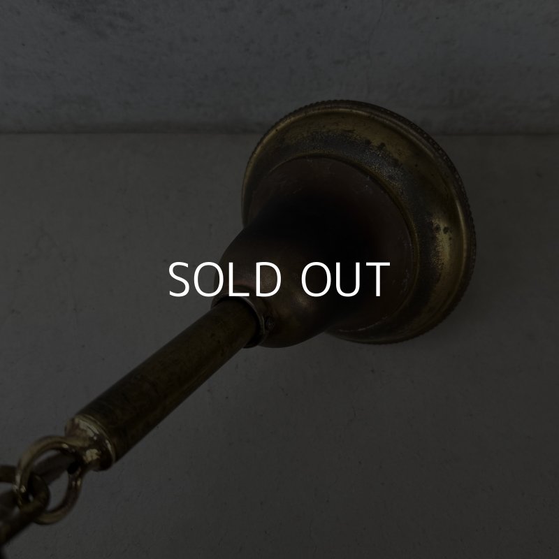 画像7: VINTAGE ANTIQUE LIGHT  ヴィンテージ アンティーク シャンデリア 吊り下げライト シーリングランプ 天井照明 / 3灯 ライト ペンダントライト 真鍮 E26 店舗什器 アメリカ USA (1)