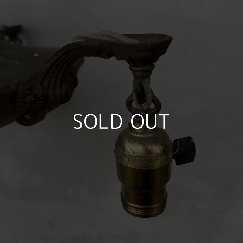 画像5: VINTAGE ANTIQUE LIGHT  ヴィンテージ アンティーク シャンデリア 吊り下げライト シーリングランプ 天井照明 / 3灯 ライト ペンダントライト 真鍮 E26 店舗什器 アメリカ USA (1)