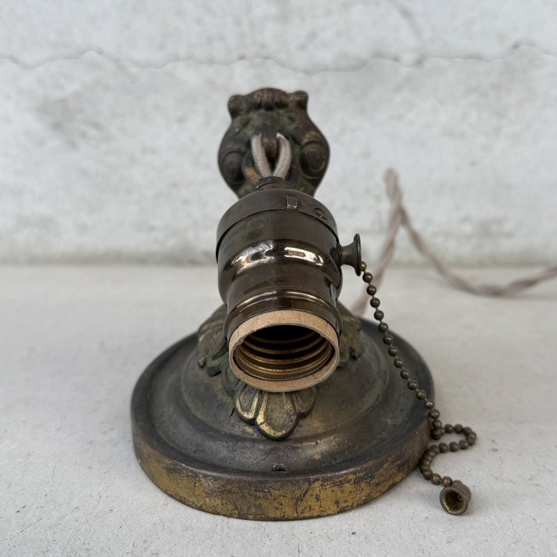画像5: VINTAGE ANTIQUE LAMP LIGHT WALL LAMP ヴィンテージ アンティーク ライト ウォールランプ 壁付け照明 ブラケットランプ / ランプ 真鍮 E26 店舗什器 アメリカ USA (4)