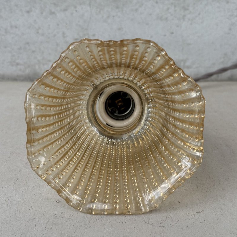 画像6: VINTAGE ANTIQUE LAMP ヴィンテージ アンティーク 吊り下げライト 天井照明 / ライト ペンダントライト ポーセリン ガラスシェード E26 店舗什器 アメリカ (3)