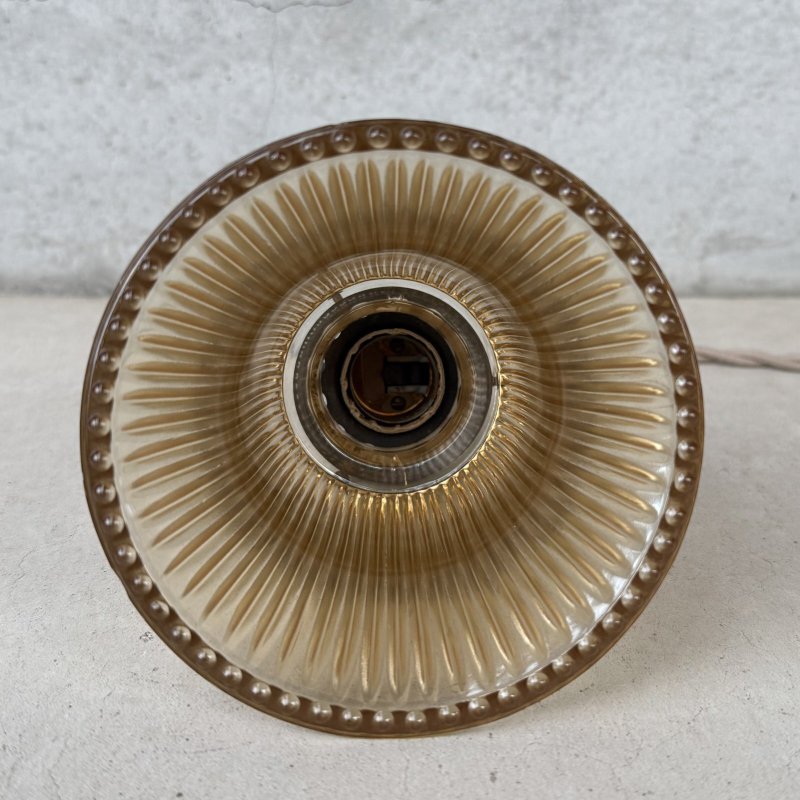 画像5: VINTAGE ANTIQUE LAMP ヴィンテージ アンティーク 吊り下げライト 天井照明 / ライト ペンダントライト ガラスシェード E26 店舗什器 アメリカ (2)