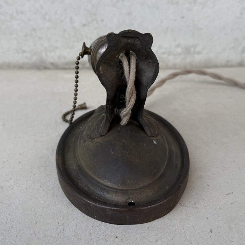 画像6: VINTAGE ANTIQUE LAMP LIGHT WALL LAMP ヴィンテージ アンティーク ライト ウォールランプ 壁付け照明 ブラケットランプ / ランプ 真鍮 E26 店舗什器 アメリカ USA (4)