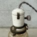 画像7: VINTAGE ANTIQUE LAMP ヴィンテージ アンティーク 吊り下げライト 天井照明 / ライト ペンダントライト ポーセリン ガラスシェード E26 店舗什器 アメリカ (3)
