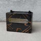VINTAGE ANTIQUE COIN BANK JAPANNED LOUIS RICH CO. ヴィンテージ アンティーク コインバンク マネーバンク 貯金箱 ジャパンド ジャパンフィニッシュ / コレクタブル オブジェ インテリア ノベルティー 銀行 アメリカ USA (2)