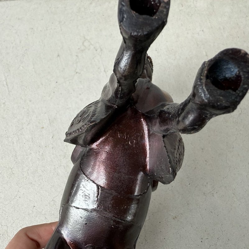 画像10: VINTAGE ANTIQUE JAPANNED WESATERN HORSE FMC FIGURE ヴィンテージ アンティーク ジャパンド ジャパンドフィニッシュ 馬 ウエスタン ホース オブジェ / コレクタブル ジャパンカラー ディスプレイ 動物 アメリカ (3)