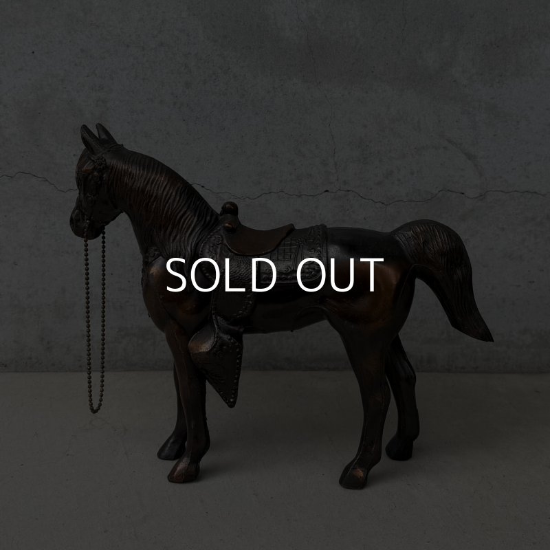 画像6: VINTAGE ANTIQUE JAPANNED WESATERN HORSE FMC FIGURE ヴィンテージ アンティーク ジャパンド ジャパンドフィニッシュ 馬 ウエスタン ホース オブジェ / コレクタブル ジャパンカラー ディスプレイ 動物 アメリカ (3)