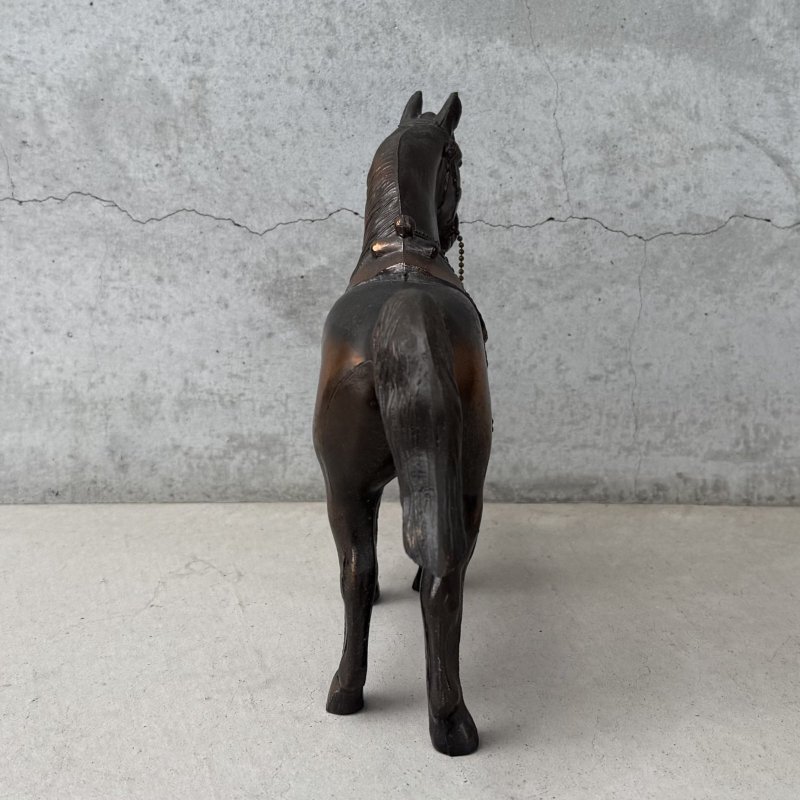 画像4: VINTAGE ANTIQUE JAPANNED WESATERN HORSE FMC FIGURE ヴィンテージ アンティーク ジャパンド ジャパンドフィニッシュ 馬 ウエスタン ホース オブジェ / コレクタブル ジャパンカラー ディスプレイ 動物 アメリカ (3)