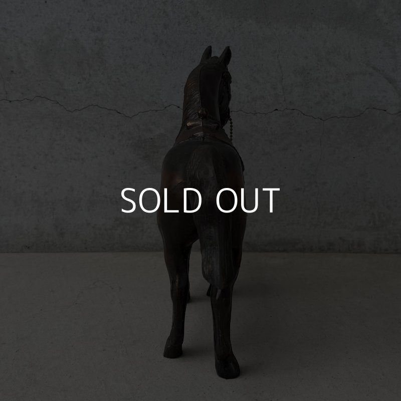 画像4: VINTAGE ANTIQUE JAPANNED WESATERN HORSE FMC FIGURE ヴィンテージ アンティーク ジャパンド ジャパンドフィニッシュ 馬 ウエスタン ホース オブジェ / コレクタブル ジャパンカラー ディスプレイ 動物 アメリカ (3)