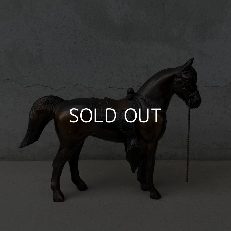 画像5: VINTAGE ANTIQUE JAPANNED WESATERN HORSE FMC FIGURE ヴィンテージ アンティーク ジャパンド ジャパンドフィニッシュ 馬 ウエスタン ホース オブジェ / コレクタブル ジャパンカラー ディスプレイ 動物 アメリカ (3)