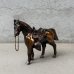 画像1: VINTAGE ANTIQUE JAPANNED WESATERN HORSE FIGURE ヴィンテージ アンティーク ジャパンド ジャパンフィニッシュ 馬 ウエスタン ホース オブジェ / コレクタブル ジャパンカラー ディスプレイ 動物 アメリカ (5) (1)