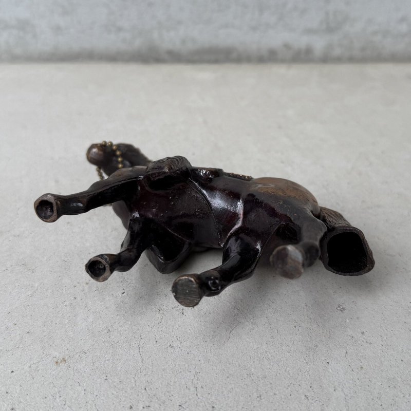 画像7: VINTAGE ANTIQUE JAPANNED WESATERN HORSE FIGURE ヴィンテージ アンティーク ジャパンド ジャパンフィニッシュ 馬 ウエスタン ホース オブジェ / コレクタブル ジャパンカラー ディスプレイ 動物 アメリカ (5)