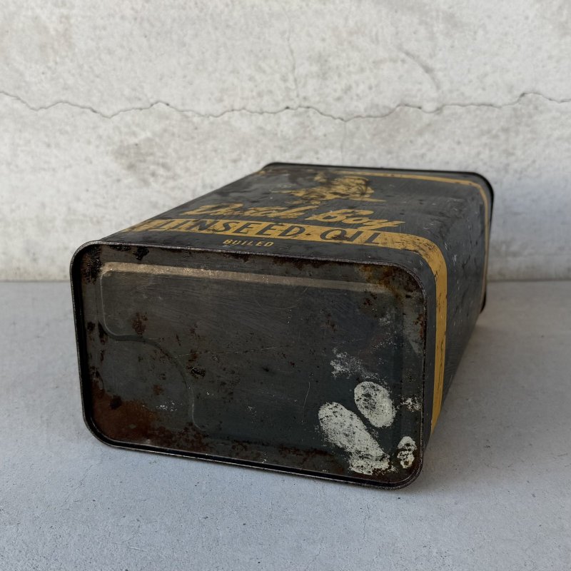 画像6: VINTAGE ANTIQUE DUTCH BOY ヴィンテージ アンティーク ダッチボーイ TIN缶 / コレクタブル アドバタイジング ガレージ オイル缶 オブジェ ディスプレイ 企業物 アメリカ  (5)