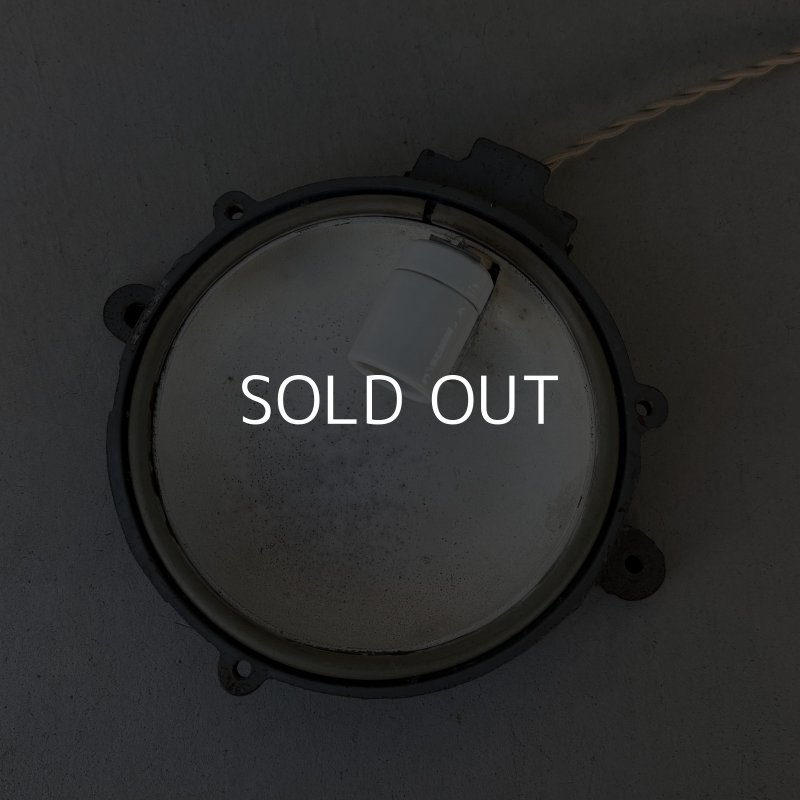 画像6: VINTAGE ANTIQUE LIGHT CAPSULE LAMP MAPELEC AMIENS ヴィンテージ アンティーク ライト カプセルランプ マリンランプ ウォールランプ 壁付け照明  天井照明 / インダストリアル  鋳物 E26 工業用 店舗什器 フランス