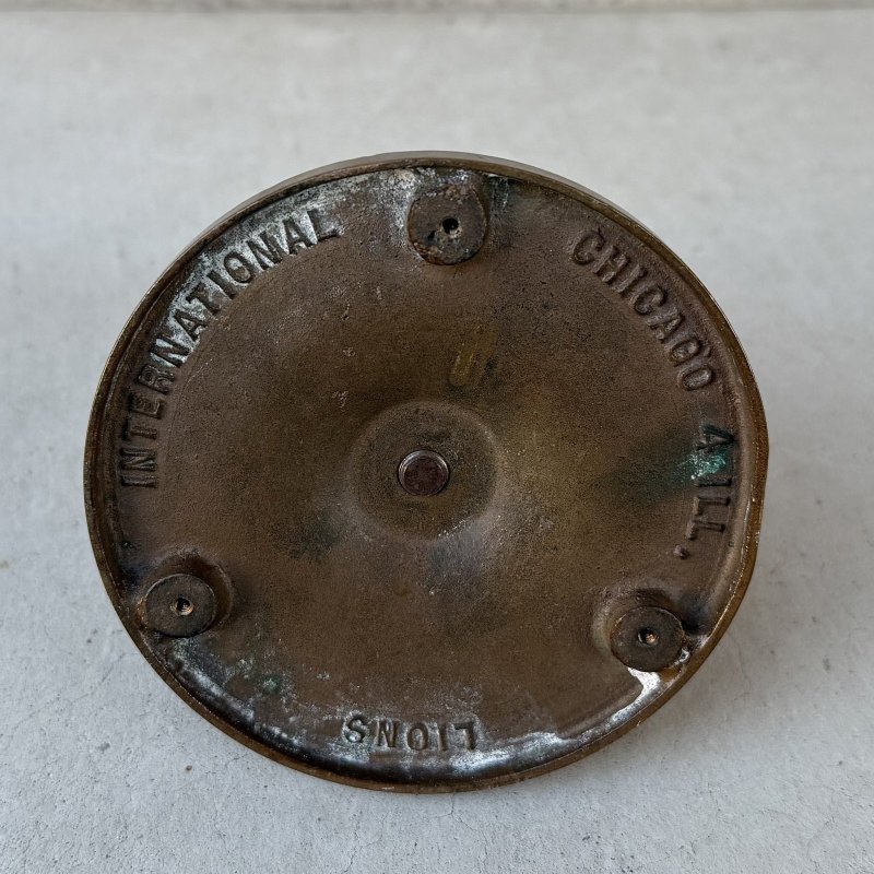 画像6: VINTAGE ANTIQUE LIONS CLUB BELL ヴィンテージ アンティーク ライオンズクラブ ベル 鐘 ゴング / コレクタブル ディスプレイ ペーパーウェイト インテリア  アメリカ