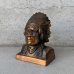 画像1: VINTAGE ANTIQUE INDIAN JAPANNED ヴィンテージ アンティーク インディアン ジャパンド ジャパンフィニッシュ オブジェ 貯金箱 / コレクタブル ジャパンカラー ディスプレイ 胸像 置物 アメリカ (1)
