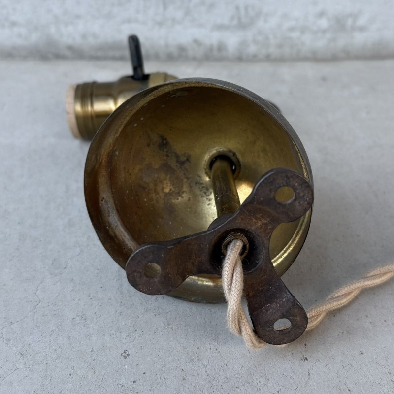 画像8: VINTAGE ANTIQUE LAMP LIGHT WALL LAMP ヴィンテージ アンティーク ライト ウォールランプ 壁付け照明 ブラケットランプ / ランプ インテリア 真鍮 E26 店舗什器 アメリカ 12