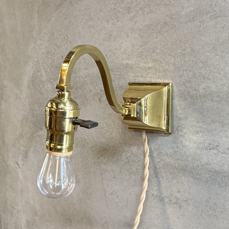 画像1: VINTAGE ANTIQUE LAMP LIGHT WALL LAMP ヴィンテージ アンティーク ライト ウォールランプ 壁付け照明 ブラケットランプ / ランプ インテリア 真鍮 E26 店舗什器アメリカ 13