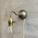 画像1: VINTAGE ANTIQUE LAMP LIGHT WALL LAMP ヴィンテージ アンティーク ライト ウォールランプ 壁付け照明 ブラケットランプ / ランプ インテリア 真鍮 E26 店舗什器 アメリカ 12 (1)
