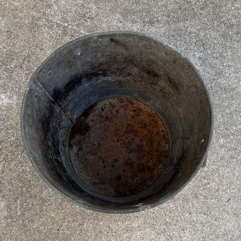 画像5: VINTAGE ANTIQUE BONDEX CEMENT PAINT BUCKET ヴィンテージ アンティーク セメントペイント バケツ / 缶 インダストリアル アドバタイジング ブリキ ディスプレイ 企業物 店舗什器 アメリカ