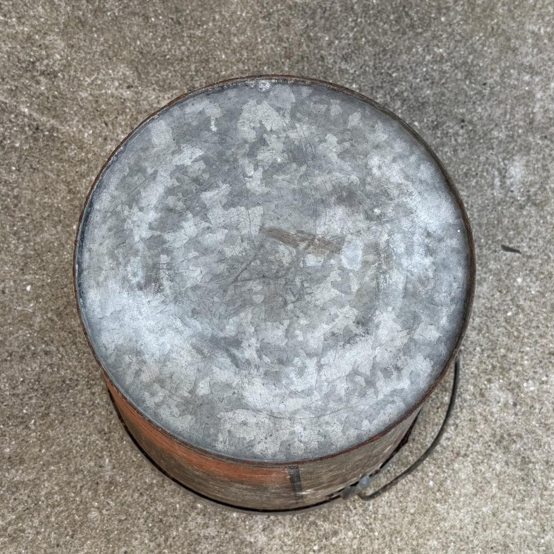 画像6: VINTAGE ANTIQUE BONDEX CEMENT PAINT BUCKET ヴィンテージ アンティーク セメントペイント バケツ / 缶 インダストリアル アドバタイジング ブリキ ディスプレイ 企業物 店舗什器 アメリカ
